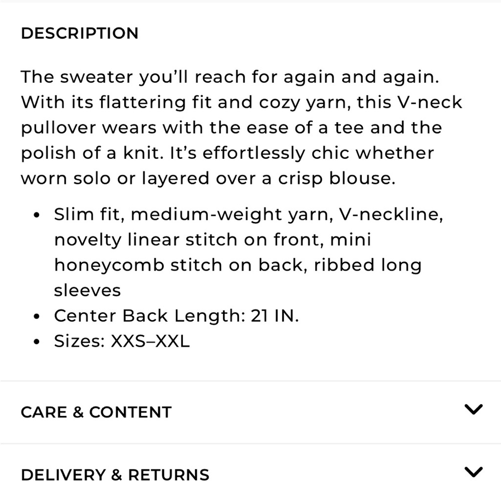 Cabi Perfect Pullover size Medium - image 5